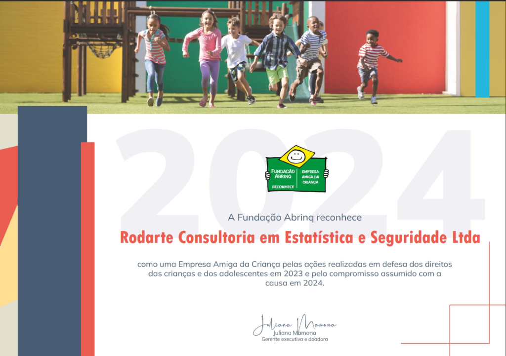 Rodarte Nogueira - Certificado ABRINQ